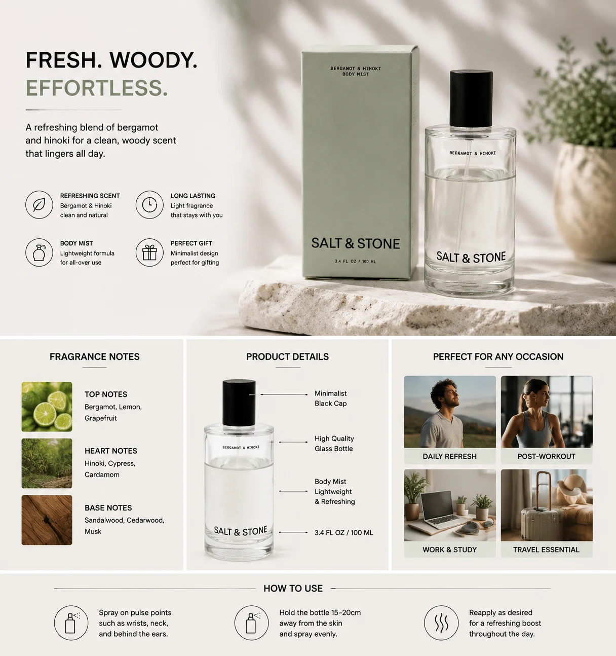Niche Fragrance Body Mist para - Perfume Fragrance Com avaliação e preço