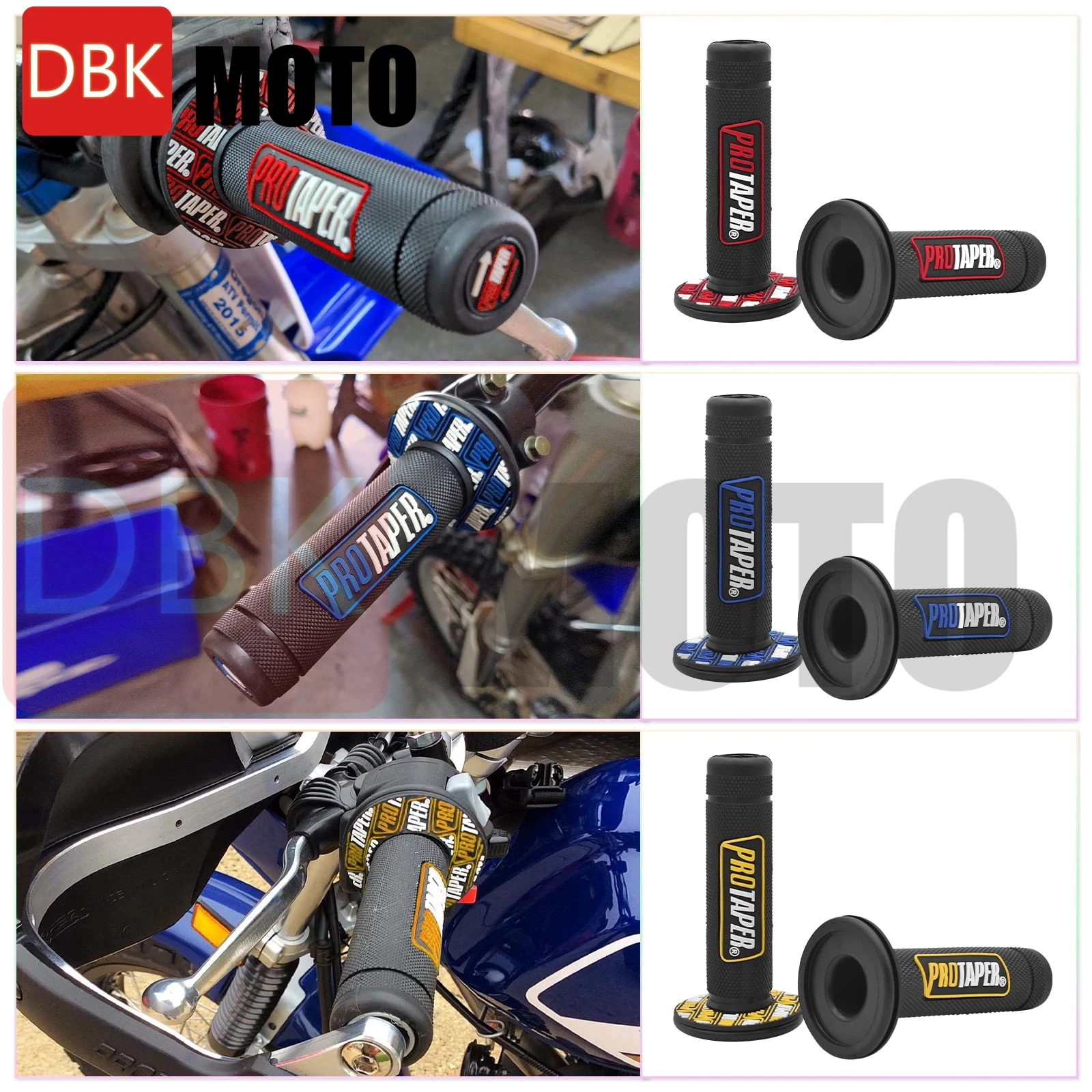 Pro Taper Protaper Handle Bar Rubber Grip 7/8'' 22mm Universal Motorcycle Dirt Pit Bike Handle Cover