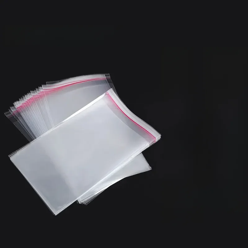 Sac auto-adhésif en Cellophane plastique Opp Transparent scellé bijoux cadeau nourriture bonbons Chothes emballage de gâteau pochettes transparentes