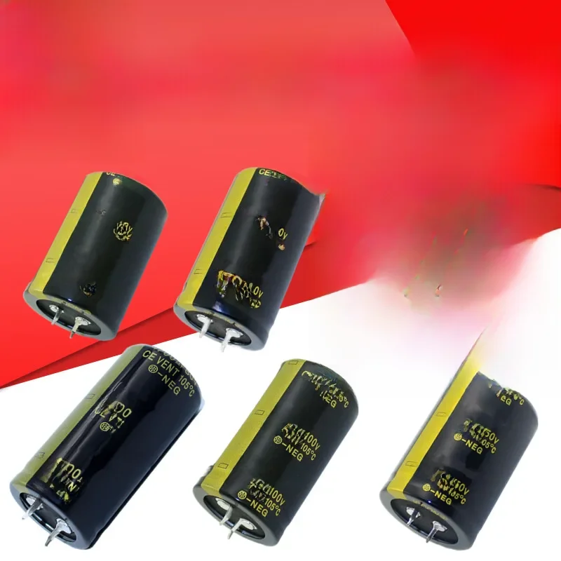 2szt Kondensator elektrolityczny audio 25V 35V 63V 100V 200V 250V 400V 450V 470UF 2200UF 1000UF 22000UF Do wzmacniacza Hifi Low ESR — zdjęcie 2