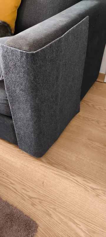 Customer review photo for Self-Adhesive Cat Scratch Furniture Protector