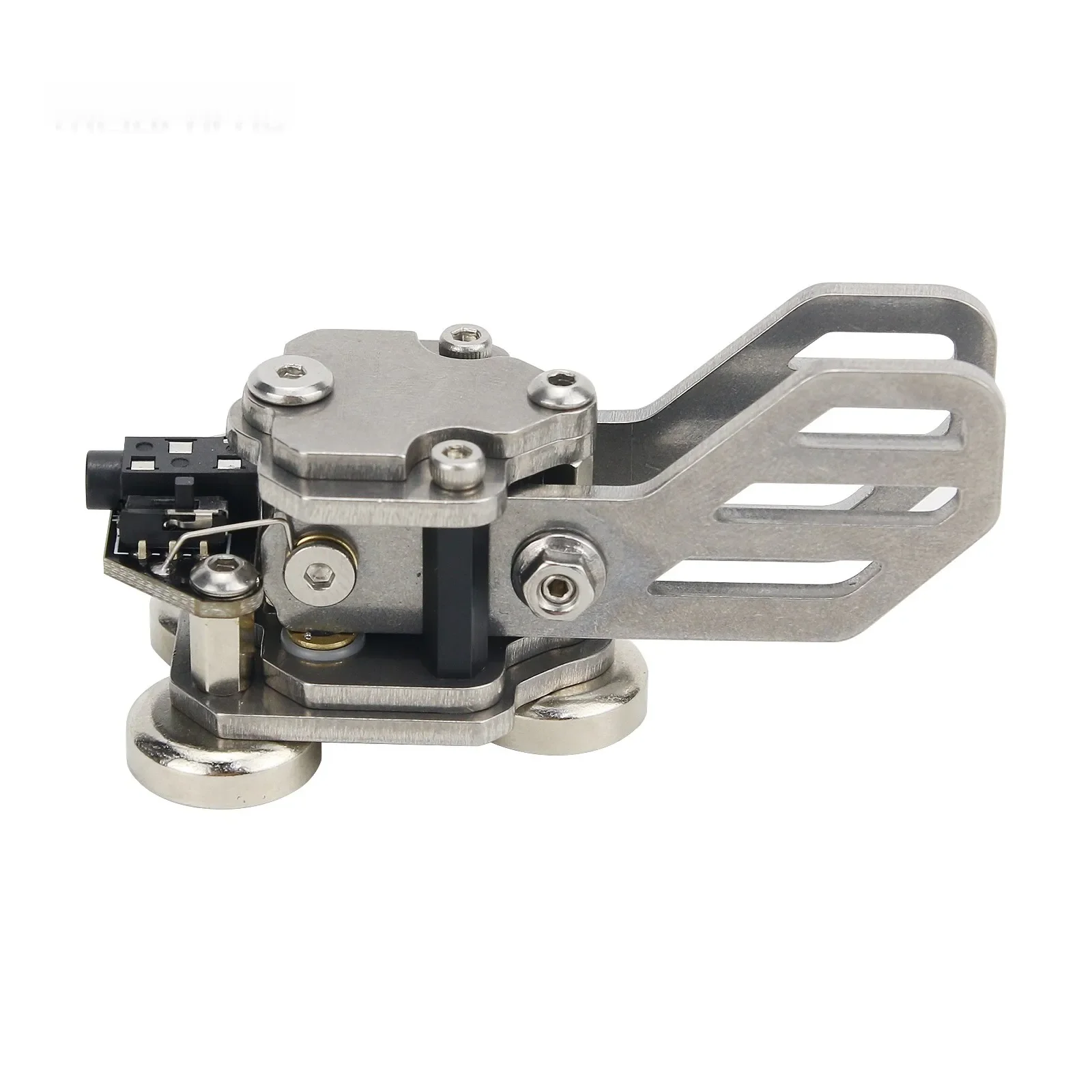 Hangeek edelstahl cw morse key tragbarer telegraph key paddel schlüssel magnet basis (handels ausgabe)