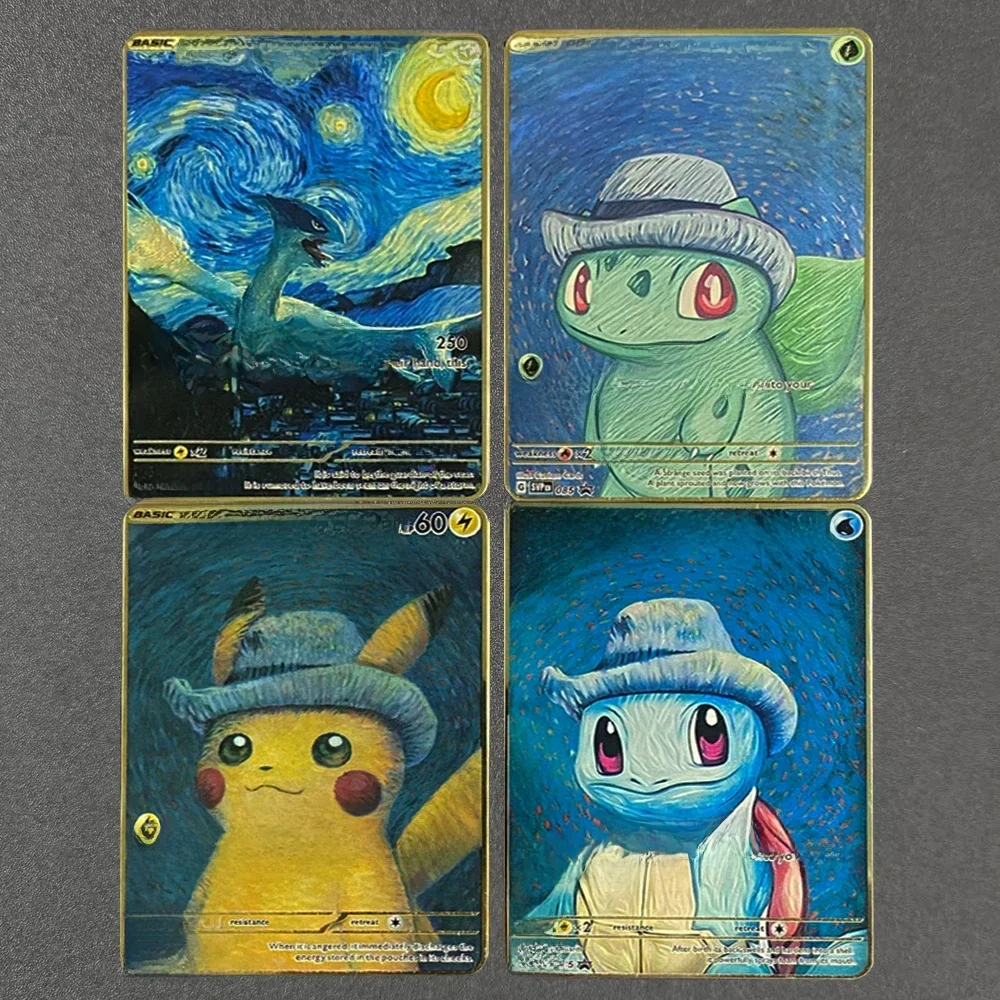 Pokemon Eisen Karten Gold Vmax Karte Pikachu Charizard Englisch Metall karten Mega Vstar GX Paket