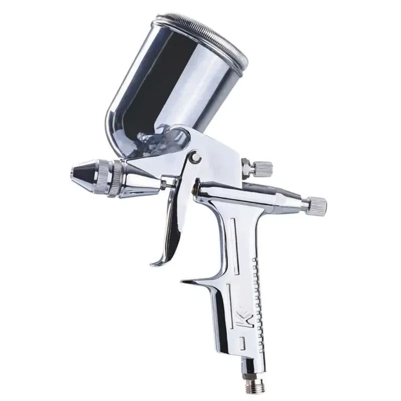 Mini pistolet de pulvérisation pneumatique de 125ml, buse de 0.5mm, aérographe professionnel pour réparation de peinture de voiture