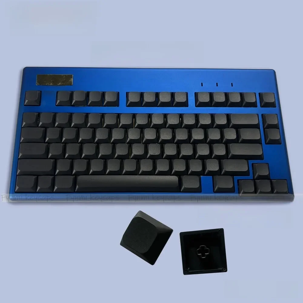 Fynmi Blank Black Low Profile Original PBT Keycaps ANSI 61-116 klawiszy, barwione sublimacyjnie keycapy do klawiatur mechanicznych — zdjęcie produktu 7
