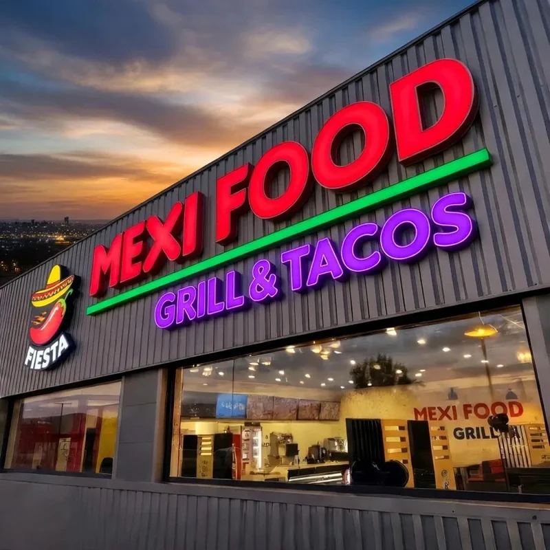 

Индивидуальная светодиодная вывеска для бизнеса, 3D-буквы с подсветкой, водонепроницаемая вывеска для магазина, персонализированный логотип компании, наружная вывеска для офиса или магазина