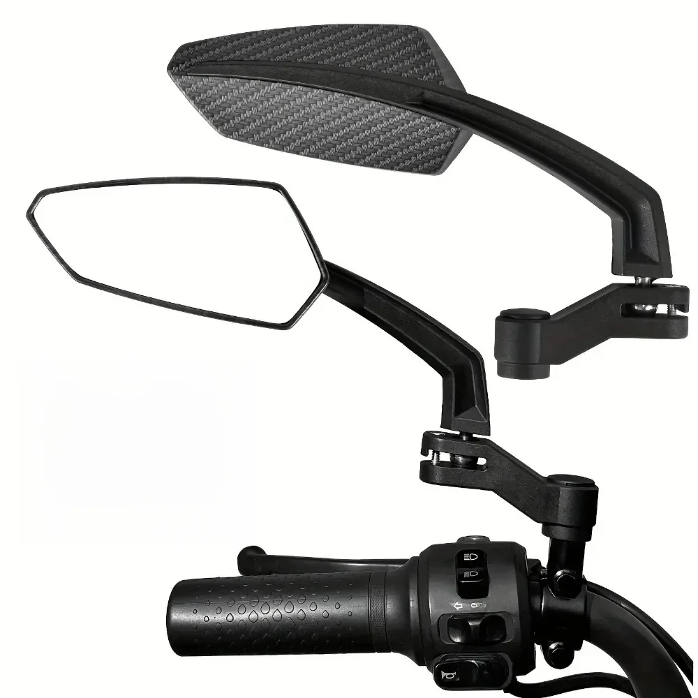 AliExpress NONE Universal Bike Handlebar Rear View Mirrors Wide Angle Rear View & 360° Rotatable Safety Glass, for Bicycles, E-bikes