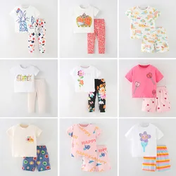 Baby Girl Clothes Sets 1-7Y Brand Quality 100% Cotton Bebe Girls Long Sleeve T-shirt Leggings 2pc Children Clothing Sets Outfits