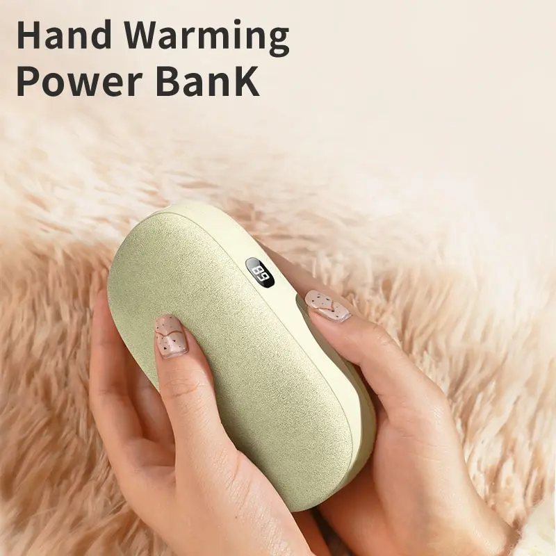 

Winter Mini Portable USB Hand Warmer Velvet Mobile Portable Power Bank Hand Warmers Rechargeable Heater Handwarmer Calentador