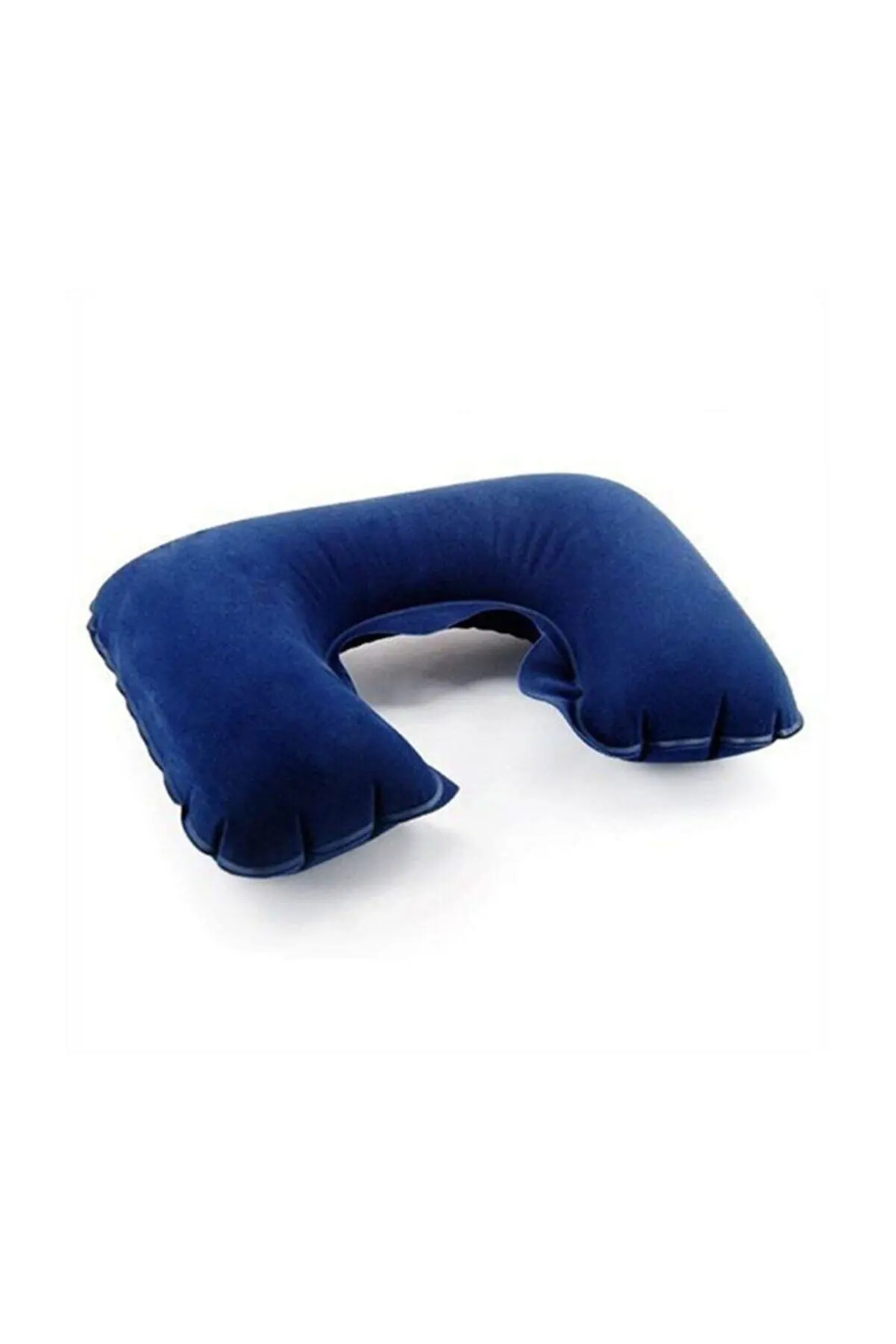 

U Shaped Inflatable Orthopedic Travel Memory Foam Neck Support Pillow Massage Car Bus Plane Sleeping Navy Blue Gray For Family