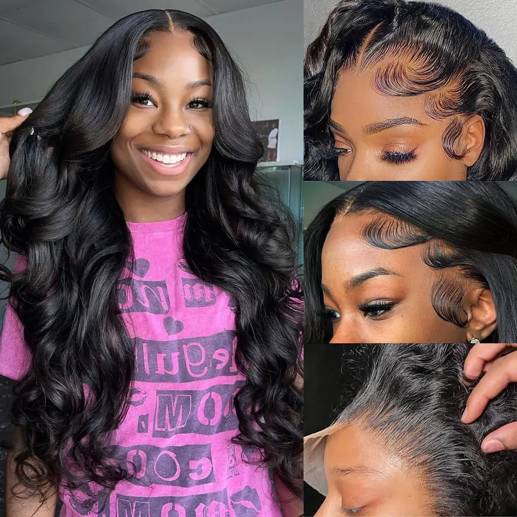 

Body Wave Human Hair Wig 30 inch 13X6 Hd Lace Frontal Wig Pre Plucked 13x4 Lace Front Curly Wig Glueless Wigs Human Hair 100%