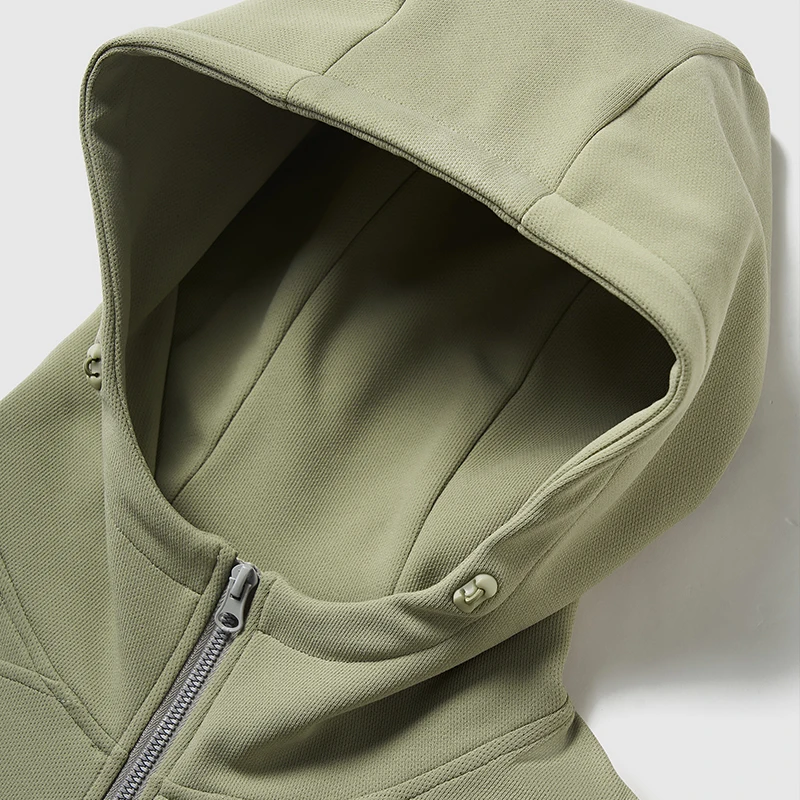 INFLATION HeiQ Smart Temperature Control Zip Up Hooded Jacket Unisex Solid Color Hoodies