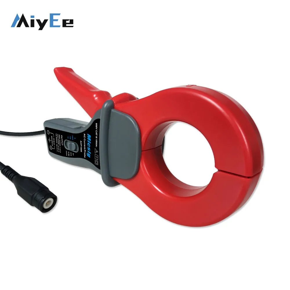Micsig ACP1000 100KHz 1000A AC Current Probe Current Clamp Probe Suitable for Oscilloscopes