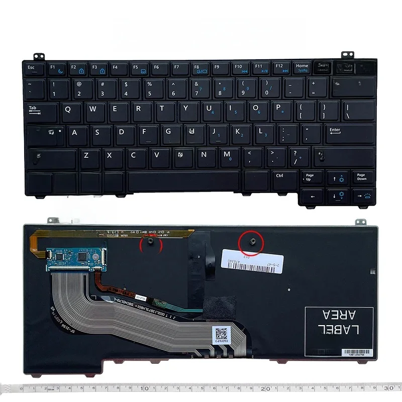 US czarny nowy angielski wymień laptopa klawiatura do DELL dla Latitude E5440 Y4H14 — zdjęcie 2