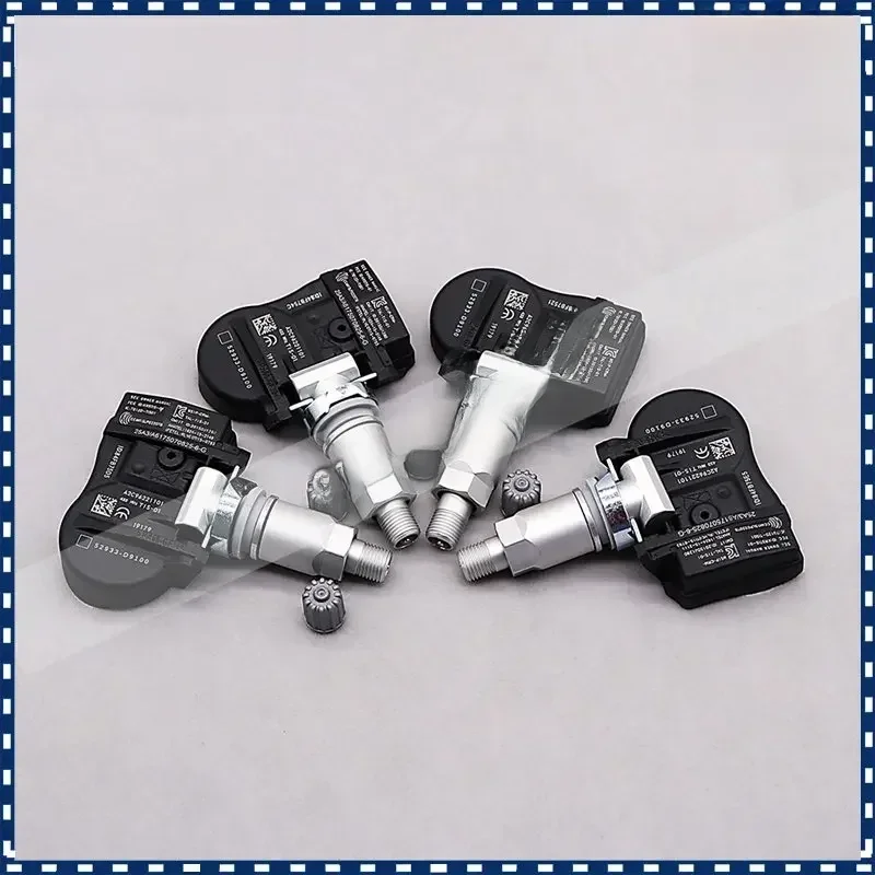 4 szt. Czujniki ciśnienia w oponach 52933-D9100 do Hyundai Elantra Genesis Ioniq Kauai Kona Kia Soul Niro Optima 433MHz 52933-D4100 — 2