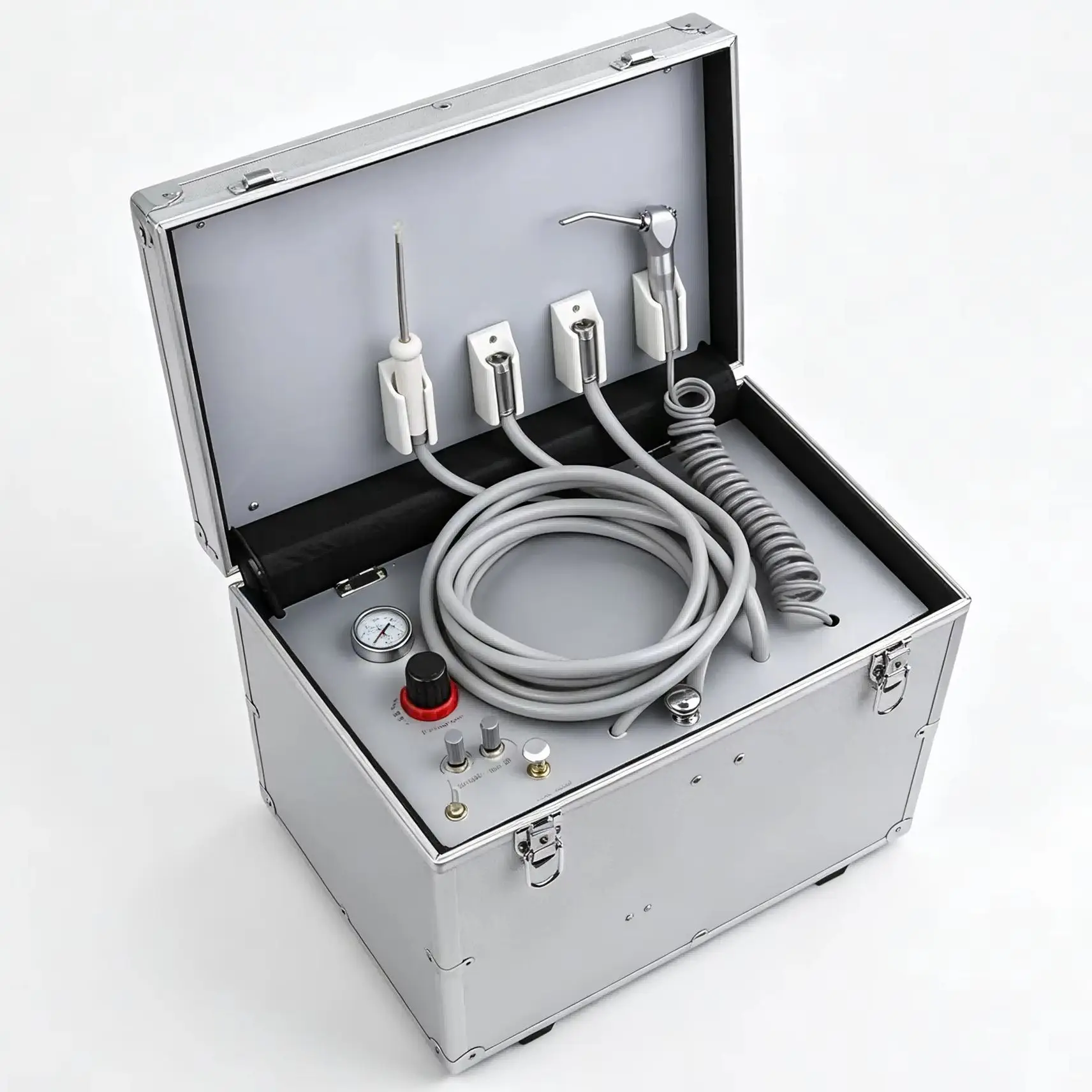 BD-402 Portable Dental Treatment Unit Handheld Dental Delivery Cart Air Water System for Dental Clinic and Laboratory