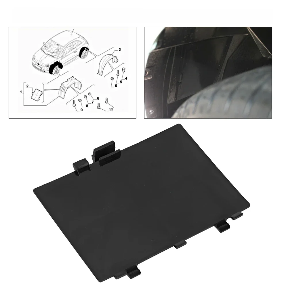 Panneau de revêtement d'arc de roue pour Fiat, convient aux magasins Fiat 500 et avant droit 71752114, 1 pièce