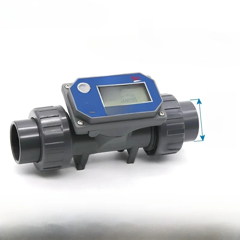 Débitmètre à Turbine numérique DN15-DN80, débitmètre électronique à affichage LCD, tuyau en PVC, eau liquide pour outils d'irrigation de jardin de ferme