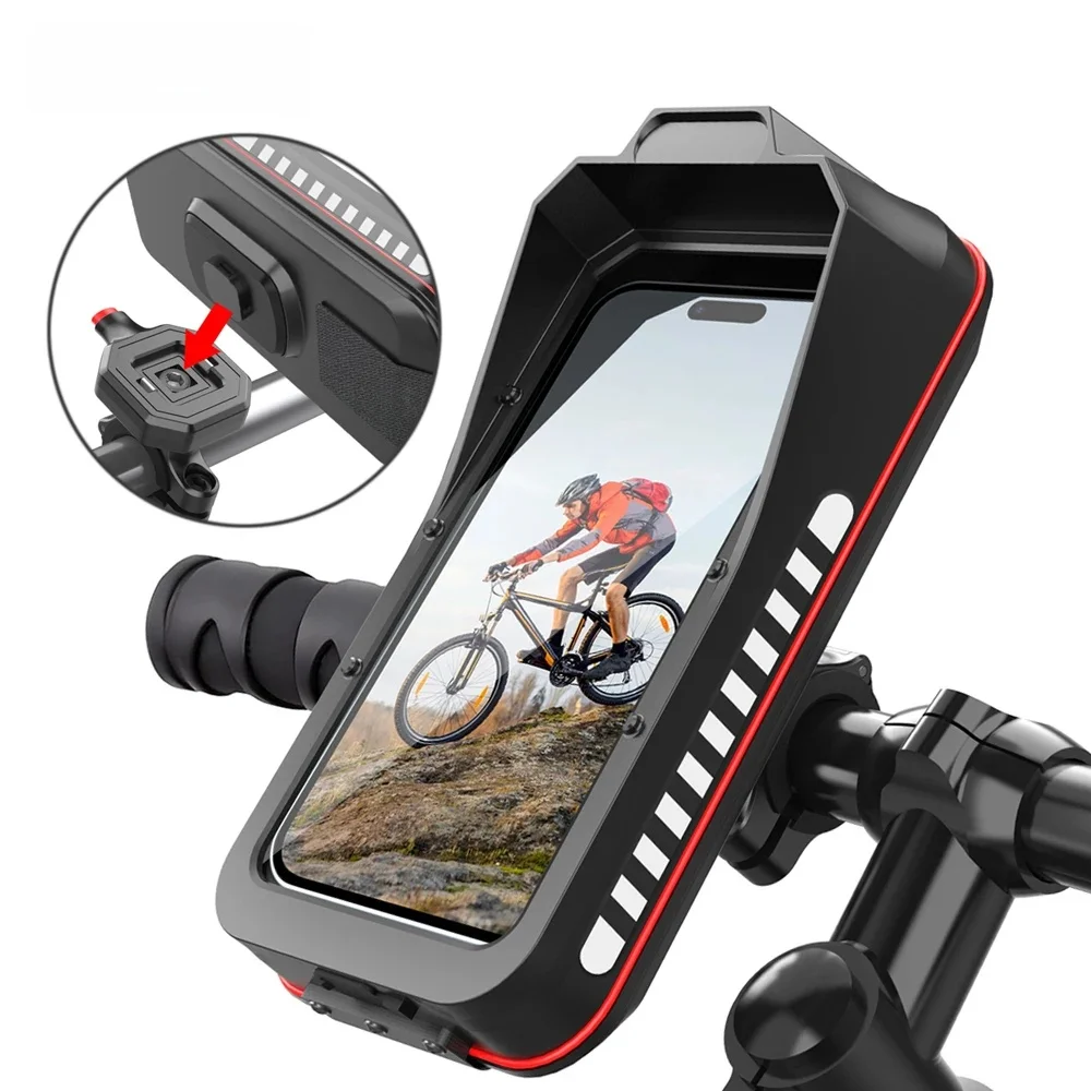 AliExpress untoom Touch Screen Bike Scooter Handlebar Phone Case Bag Waterproof Bicycle Motorcycle MTB Cellphone Mount Stand Quick Lock Release