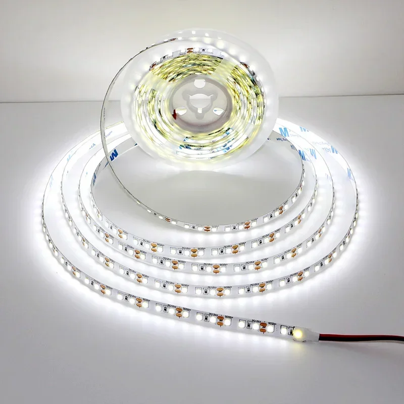 Taśma LED 12V 24V 2835 120LEDs/m Taśma lampy domowej Różowy Czerwony Lodowy Niebieski Zielony Złoty Żółty Pomarańczowy Elastyczny Wodoodporny Miękki Listwa Lampy — zdjęcie 2