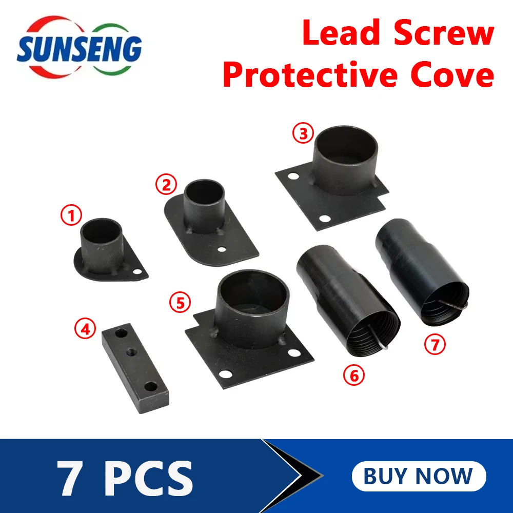 Cubierta protectora de tornillo de avance para torno: compatible con 400 mm WM210, BHC210, HS210, JY210V, CTC210 Protector de tornillo duradero para pre