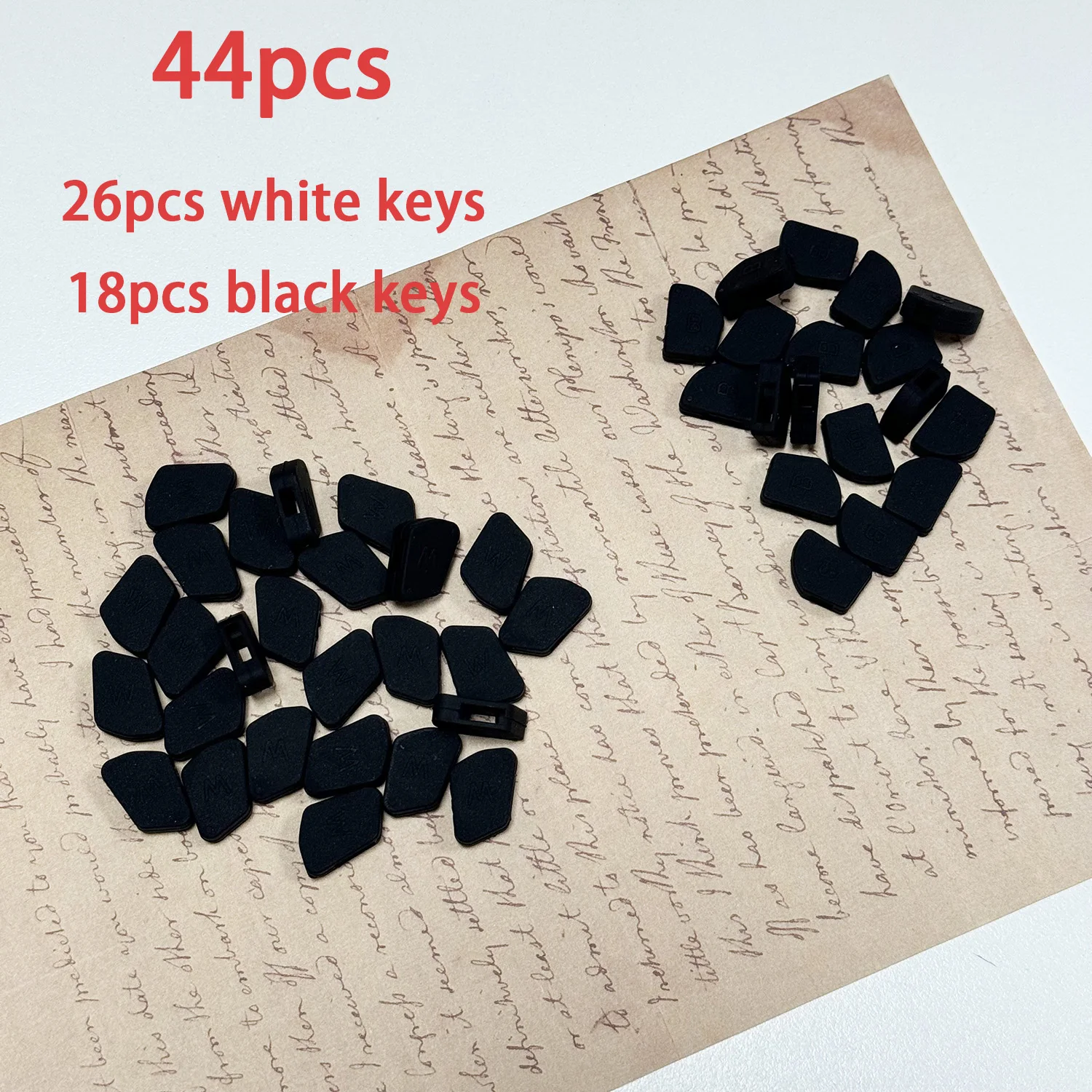 44pcs Piano Hammer Rubber Caps For Casio Contemporary Digital Piano CDP100 CDP130BK CDP135 CDP200R CDP 220R 230RBK 235R 240RBK