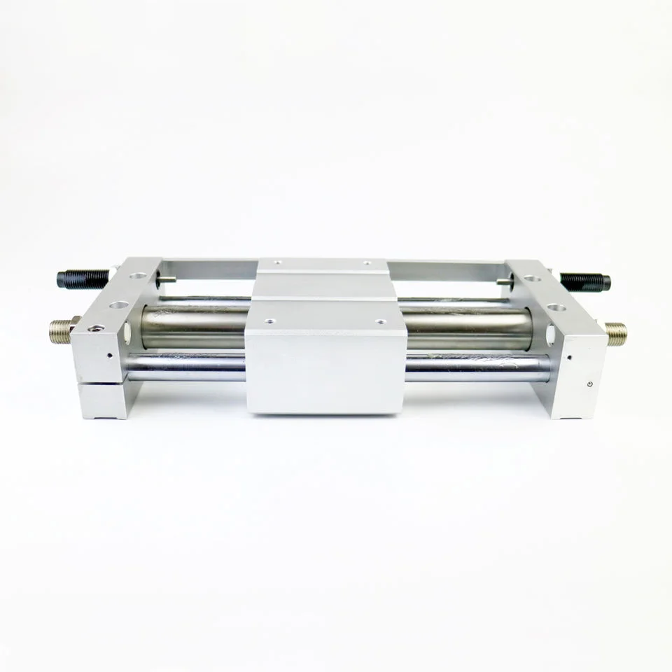 RMTL32 Slide Type Magnetic Pneumatic Rodless Cylinder 15-40mm Bore 1500mm Max Stroke for Air Medium