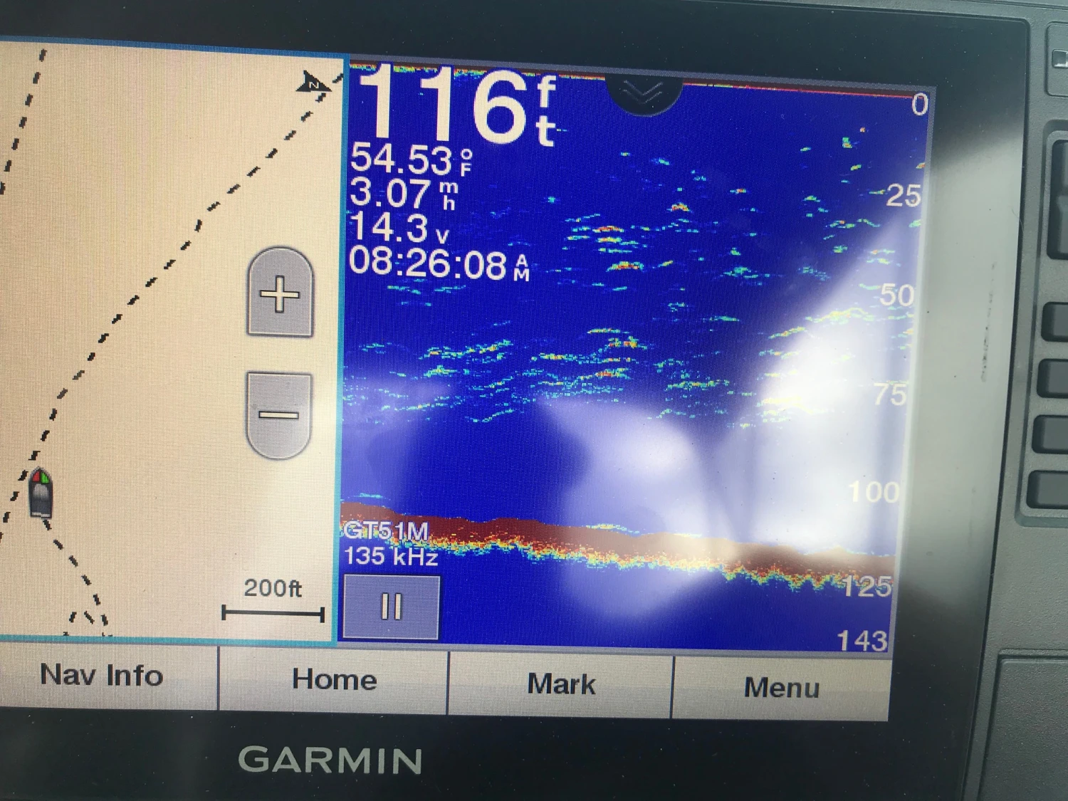 

BRAND NEW Gar.miin LiveScope Plus Ice Fishing Bundle LI w/ ECHOMAP UHD 93sv & LVS34