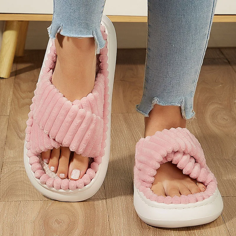 EVA Summer Platform Slippers Women Fashion House Slippers Soft Memory Foam Spring Autumn Girls Slides Designer