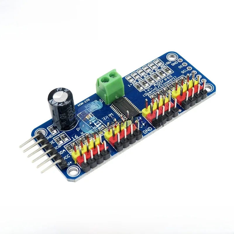 PCA9685PW 16 canaux 12 bits PWM servo bouclier pilote I2C Interface PCA9685 Module pour Raspberry Pi