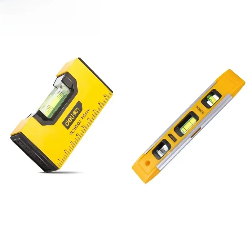 Deli niveau à bulle de haute précision règle à roulement élevé magnétique bulles de levier règle horizontale antirouille règle d'équilibre de niveau à bulle