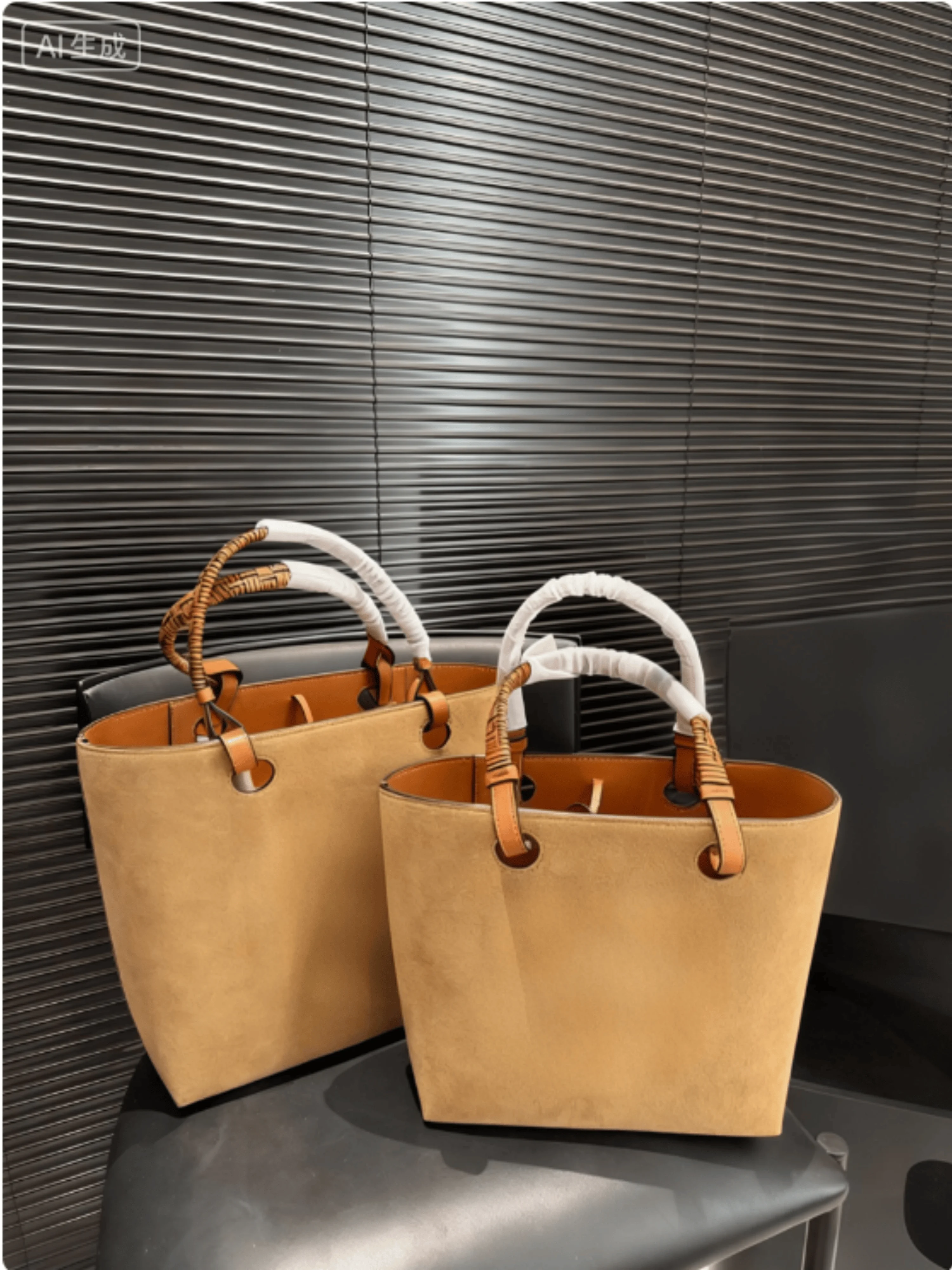 

2025 Women Shopping Bag New Fashion Soft Solid Color Large Capacity Versatile Leisure Ladies Bag 27*26cm