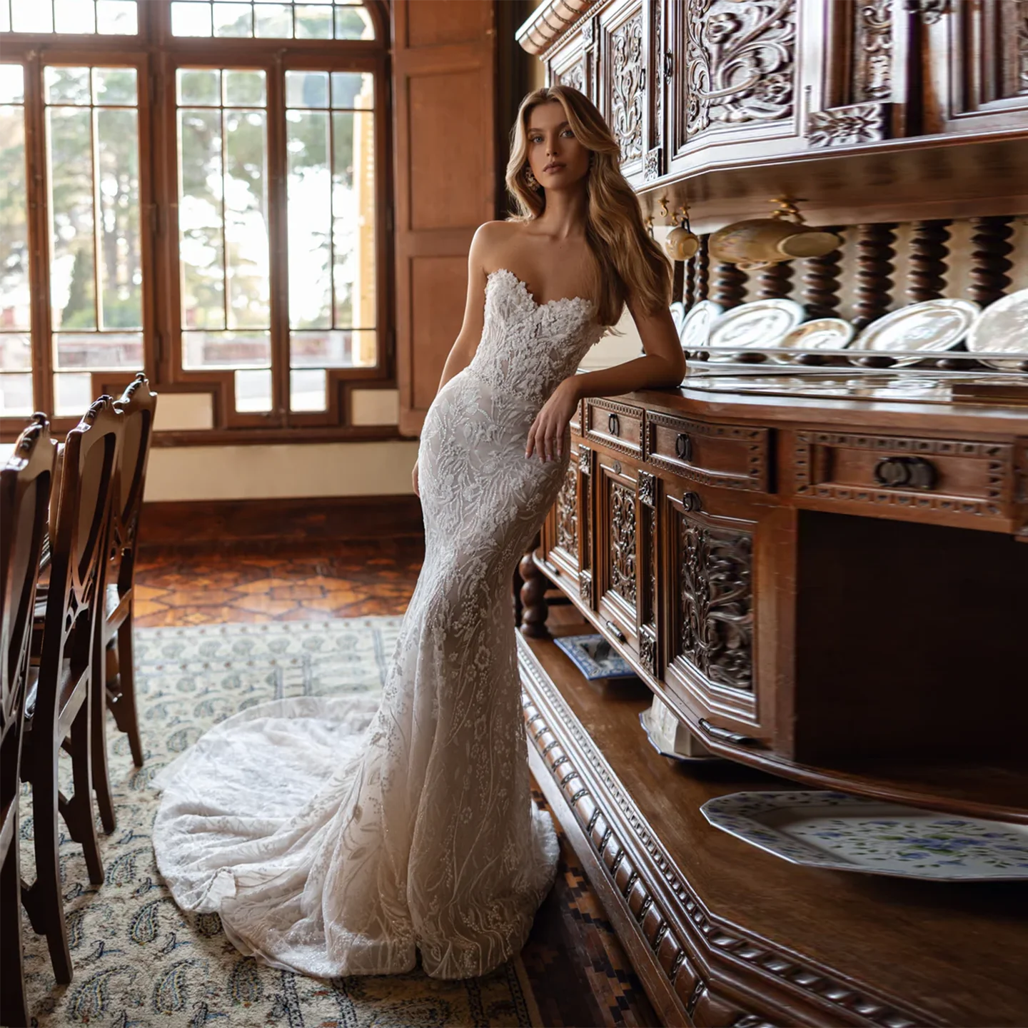 

Sharon Said 2025 гламурное свадебное платье из белого тюля с русалкой, сексуальный корсет, милое свадебное платье принцессы, SW438, по индивидуальному заказу