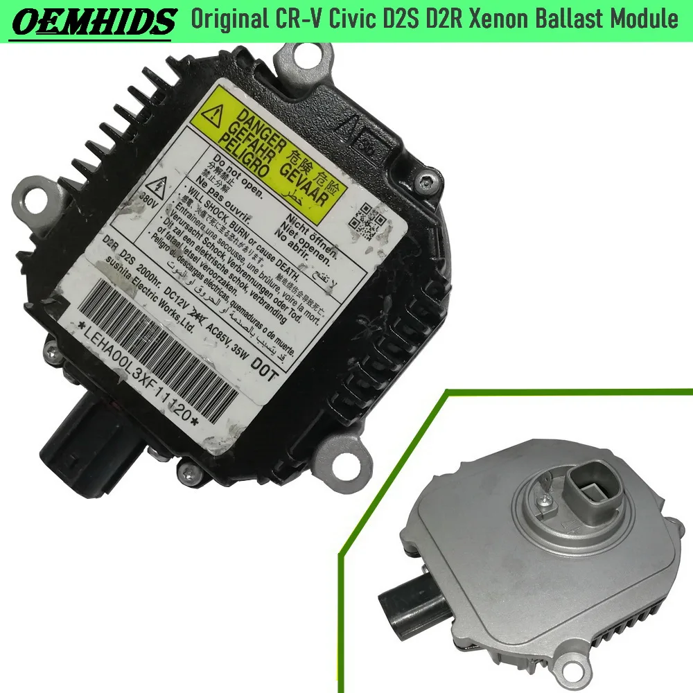 Original D2S D2R Xenon Ballast สําหรับ 06-11 CR-V CRV 02-11 Civic VIII Mk8 HID ไฟหน้าซีนอนบัลลาสต์ ECU ชุดควบคุมโมดูลใช้