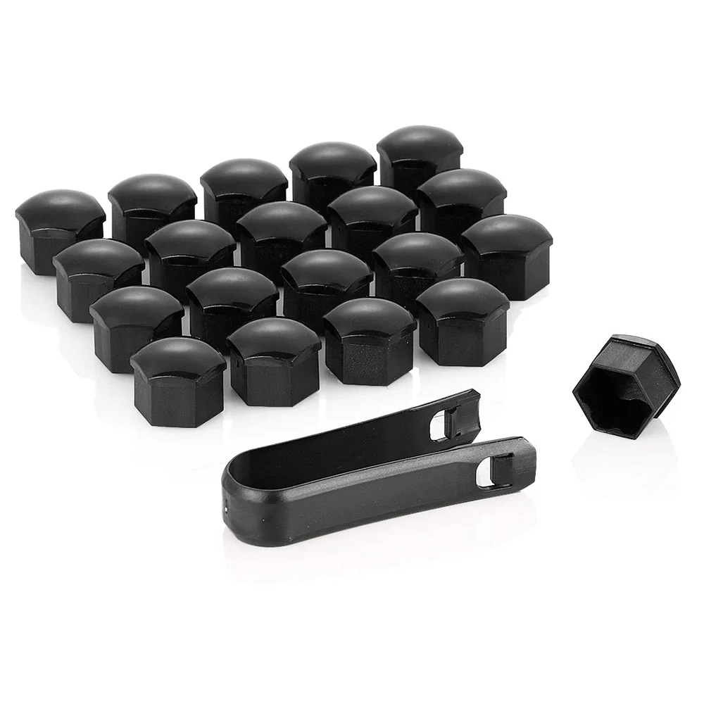 20 stks/partij 17mm Wiel Lug Bolt Center Moer Covers Caps 321601173 A voor Audi A4 Q5 Golf Skoda SEAT met 17 mm zeskantbout - afbeelding 2