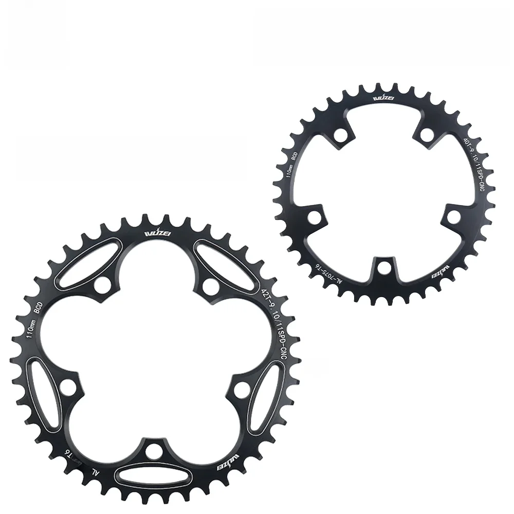 AliExpress WUZEI 110BCD Road Bike Narrow Wide Chainring 36T 38T 40T 42T 44T 46T 48T 50T 52T 54T 56T 58T 60T 110 BCD Bicycle Sprocket