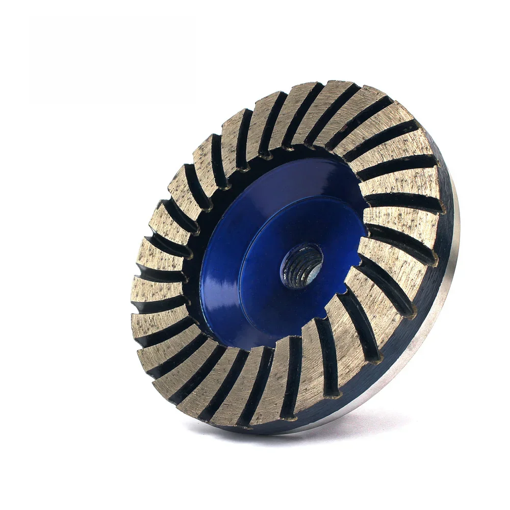 Z-LION 4 cali # 50 Diamentowych Turbo Ściernic Szlifierskich 50 #   Gruboziarnista tarcza diamentowa na bazie aluminium do szlifowania betonu, granitu i podłóg. — zdjęcie 2