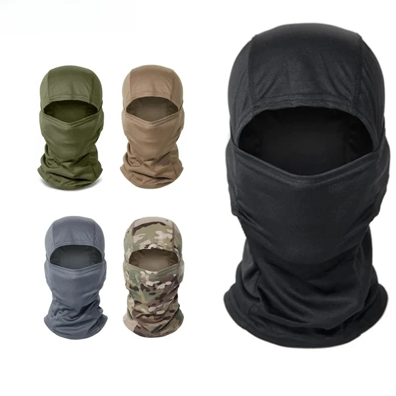 AliExpress NONE Camouflage Balaclava Cap Outdoor Breathable Sunscreen Full Face Mask Bicycle Motorcycle Helmet Inner Cap Men Women Cycling Mask