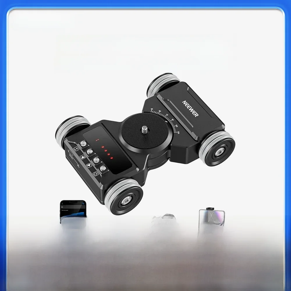 Neewer verbesserte motorisierte Kamera Dolly Kit mit App-Steuerung, 5-Stunden-Laufzeit Batterie,