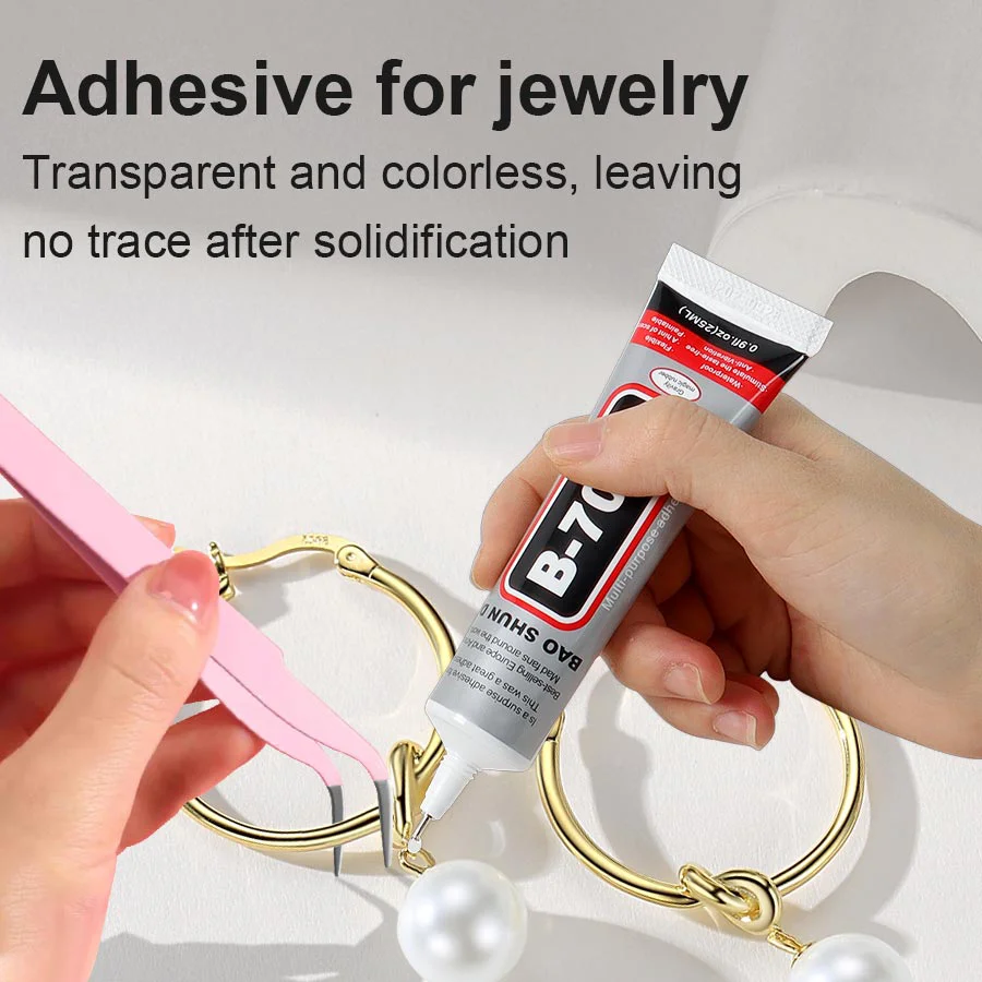B7000 Клей для драгоценных камней, используемый для изготовления и ремонта драгоценных камней, страз, поделок из металла, бриллиантов и ткани