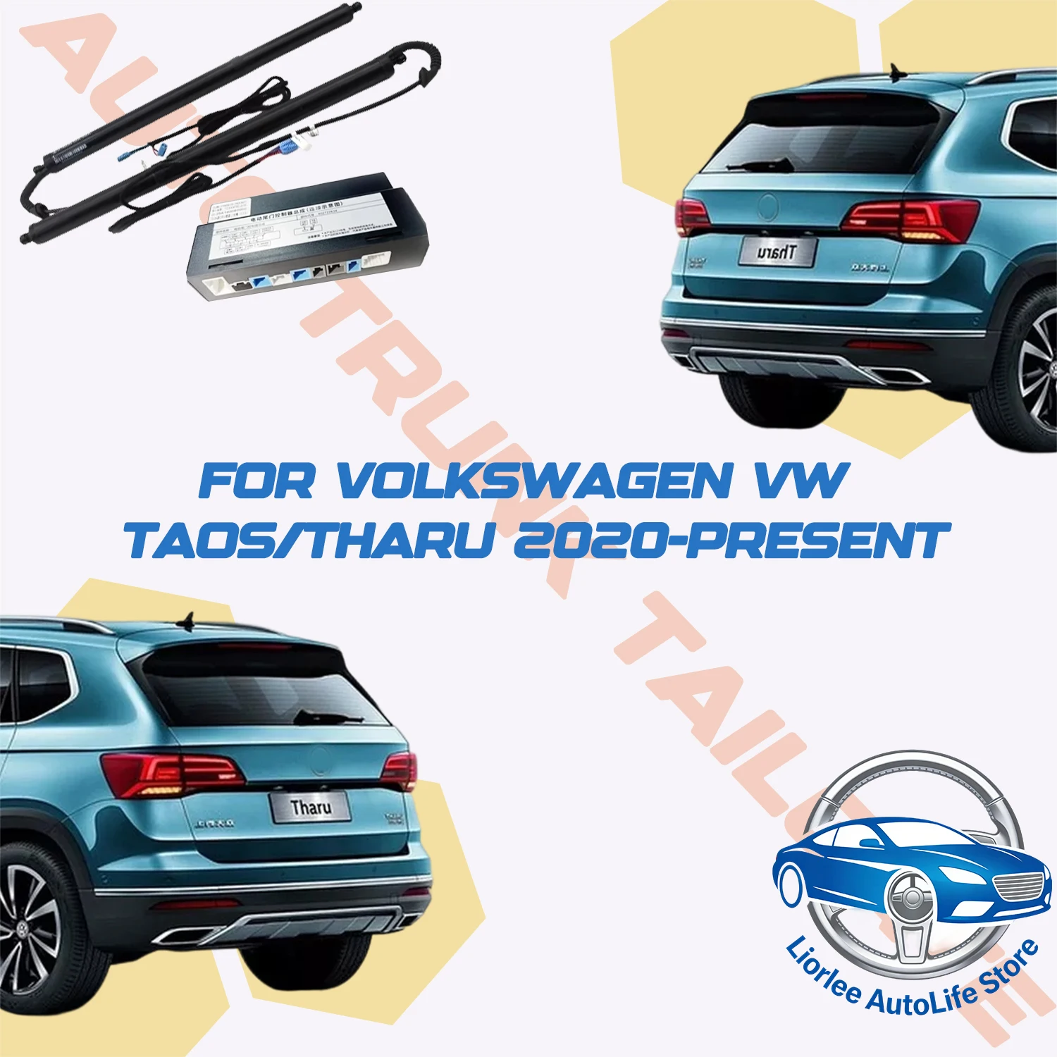 For Volkswagen VW Taos/Tharu 2020-present Car Power Trunk Lift Electric Hatch Tailgate Strut Auto Rear Door Actuator