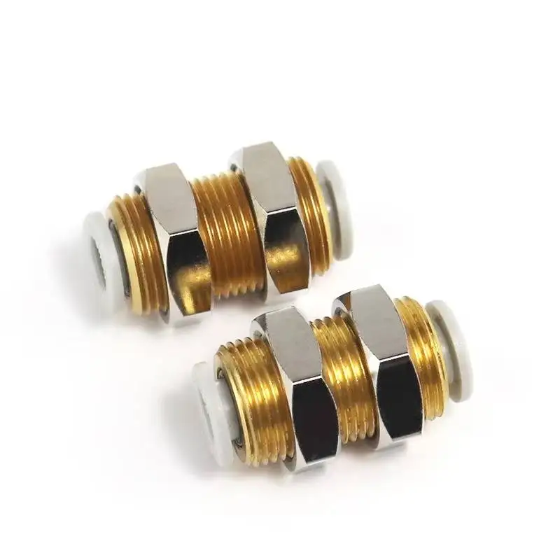 10pcs/bag Fitting KQ2E03-00A KQ2E04-00A KQ2E06-00A KQ2E08-00A KQ2E10-00A KQ2E12-00A KQ2E16-00A