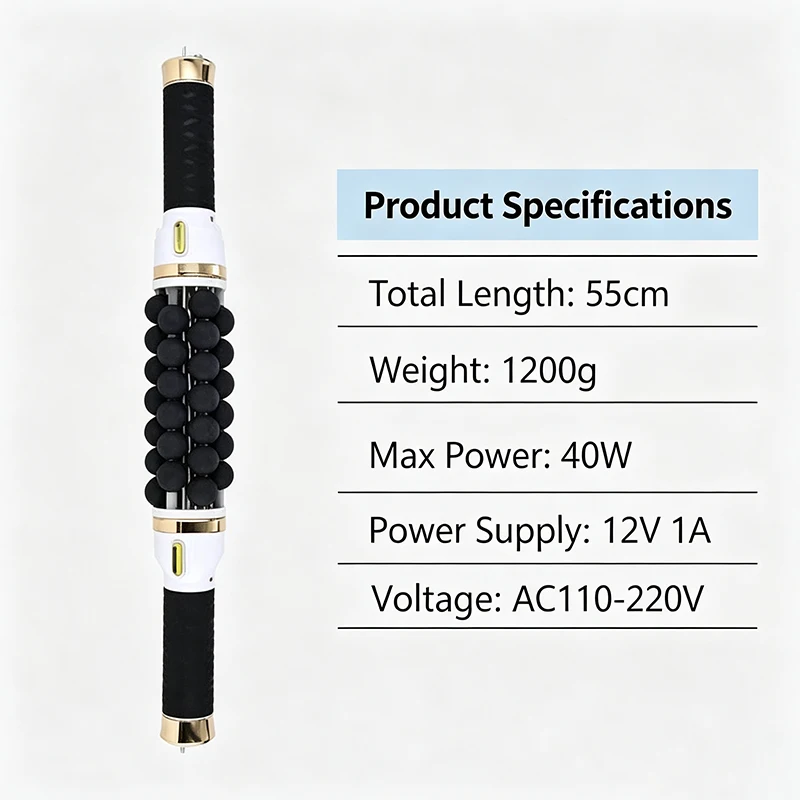 40W Handheld Professional Micro Vibration Rolling Machine For Salon Home Use Skin Firming Muscle Relax Body Slimming Tool
