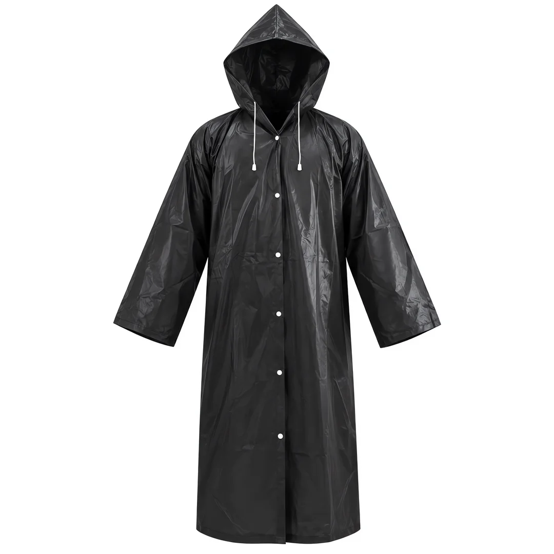 Adult lightweight Reusable Raincoat, 2-Piece Emergency Raincoat for Men and Women, with Hat and Drawstring 2 Adult lightweight Reusable Raincoat, 2-Piece Emergency Raincoat for Men and Women, with Hat and Drawstring 2