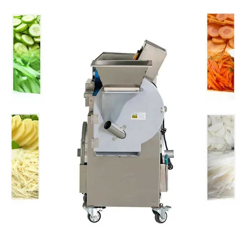 Electric Automatic Cabbage Carrot Potato Vegetable Cutting Machine Vegetable Chopper Machine Vegetable Dicer Machine