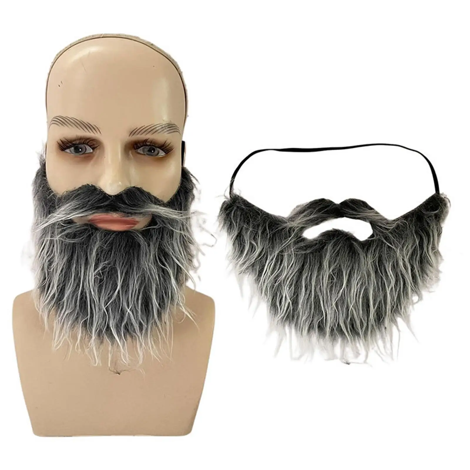 Fake Beard Novelty Dress up Fake Mustache for Carnival Easter Party Supplies Funny Costume Party Fake Beard Moustache