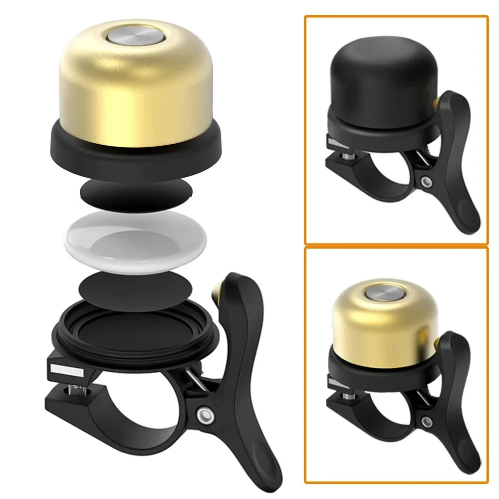 AliExpress Toptrek Bicycle Brass Bell For AirTag Case Anti-Theft Waterproof Bike Mount Bicycle Bell For Air Tag GPS