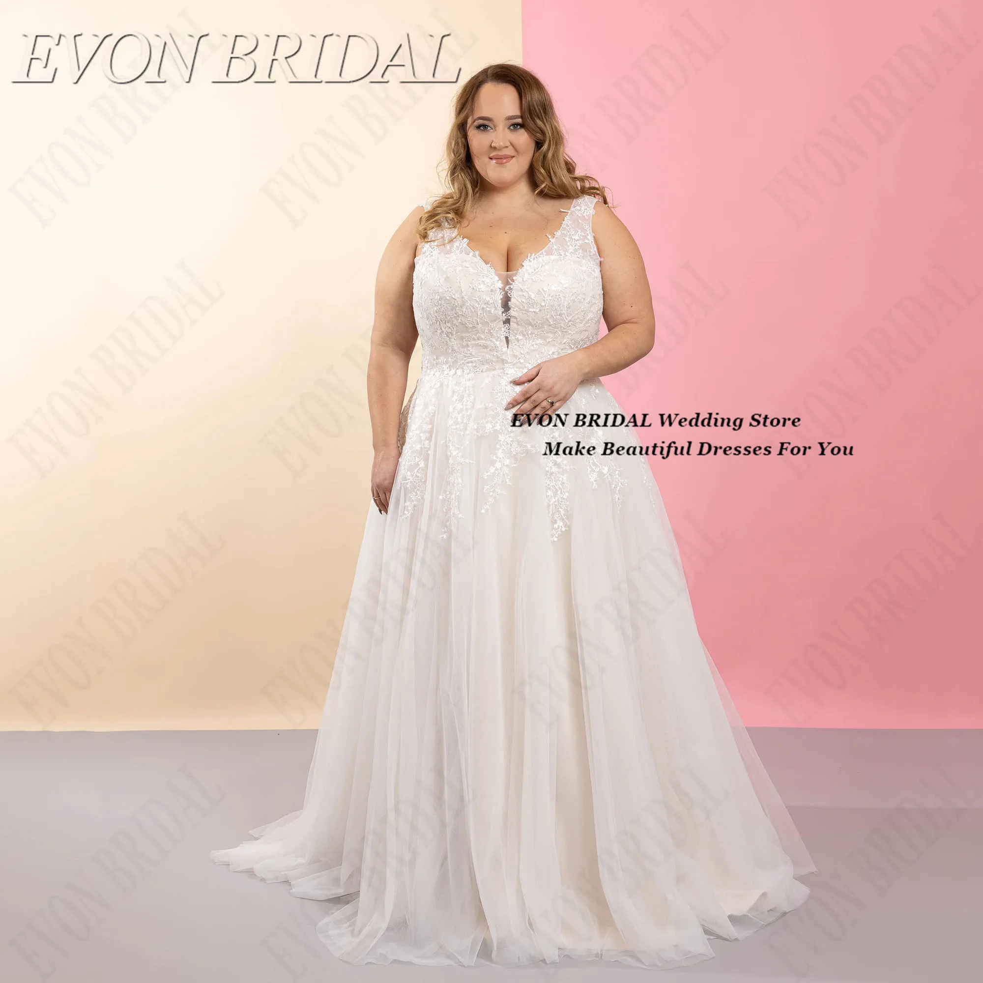 Detachable Batwing Sleeve Wedding Dress Plus Size For Bride Customized Appliques Lace Bride Gowns A Line vestidos de novia