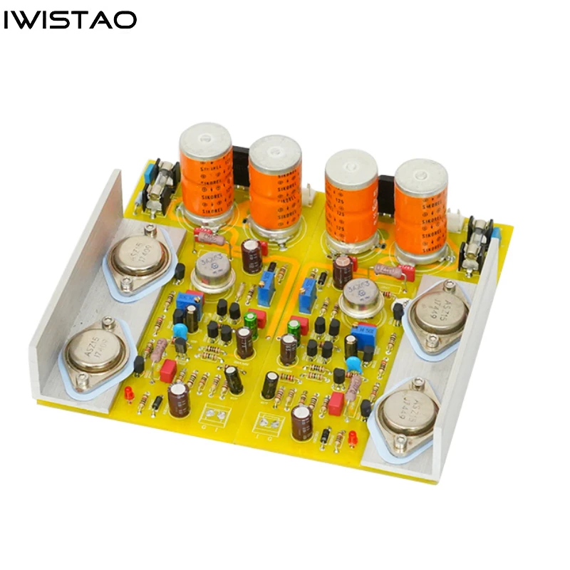 

IWISTAO Germanium Transistors Power Amplifier Finished Board 15WX2 Vacuum Tube Sound Refer to LEAK 30 OCL Classic HIFI Audio DIY