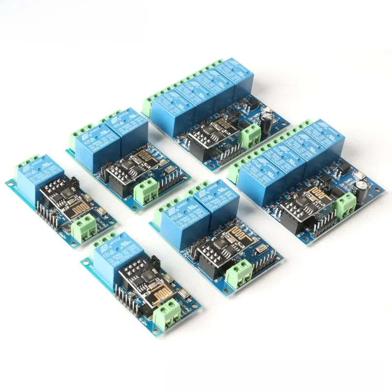 ESP8266 ESP-01 Przekaźnik WiFi 1 2 4-drożny kanał 5V 12V Rzeczy Inteligentny domowy przełącznik zdalnego sterowania ESP01 Moduł bezprzewodowy Aplikacja na telefon — zdjęcie 2